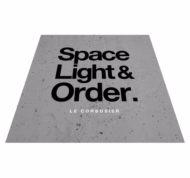 Vinyl teppe sagn og tekster le corbusier trenger - Tenstickers