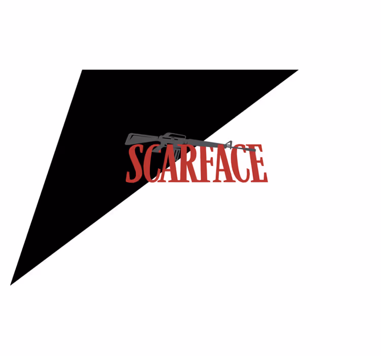 Vinyl teppe sagn og tekster scarface med tekst - Tenstickers