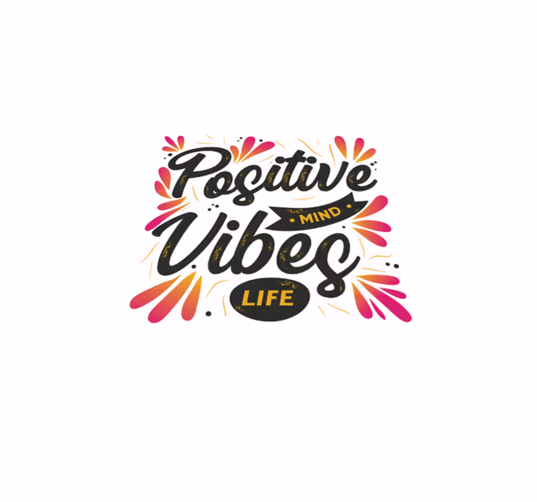 Positive sinn positive vibber vinyl teppe sagn og tekster - Tenstickers