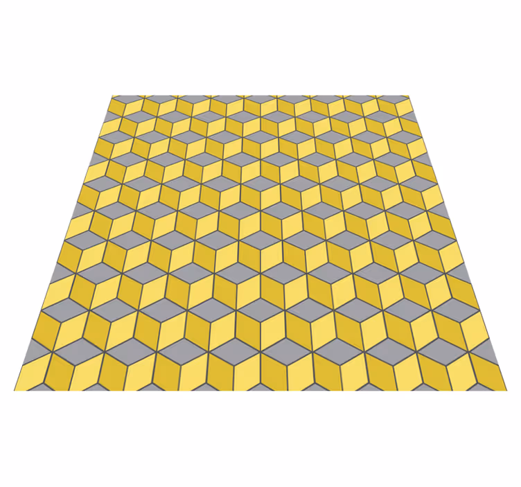 Vinyl teppe geometrisk pantone firkanter - Tenstickers