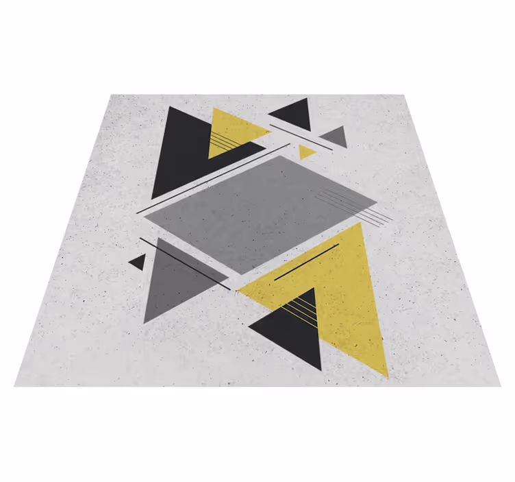 Vinyl teppe geometrisk nordiske trekanter - Tenstickers
