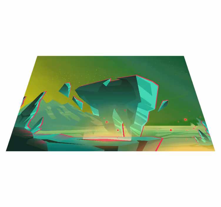 Vinyl teppe spedbarn fremmed planet - Tenstickers