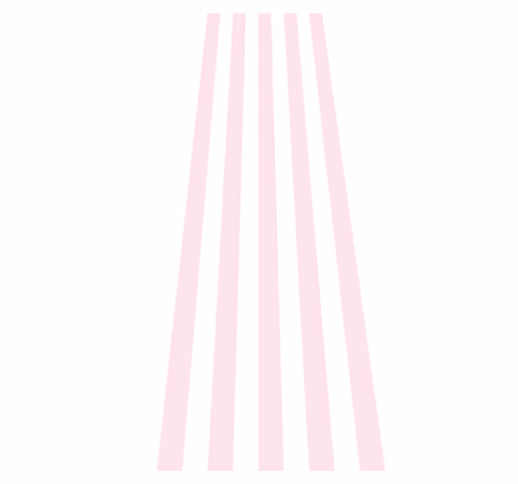 Vinyl teppe midtgang nordisk rosa og hvit - Tenstickers