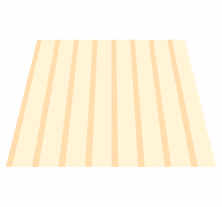 Vinyl teppe midtgang tynne beige vertikale striper - Tenstickers
