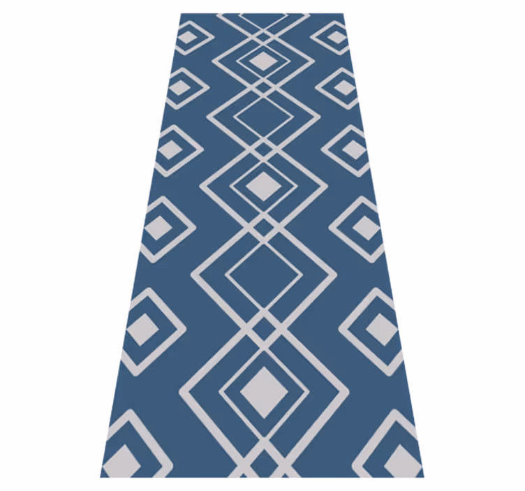 Vinyl teppe midtgang superfresco easy marine geometrisk - Tenstickers