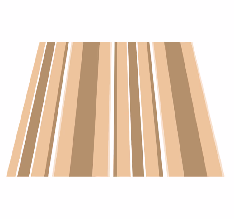 Vinyl teppe beige tropiske farger palett - Tenstickers