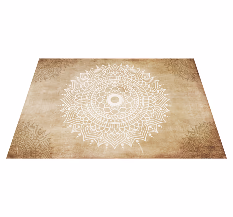 Vinyl teppe beige med gammel papir tekstur - Tenstickers