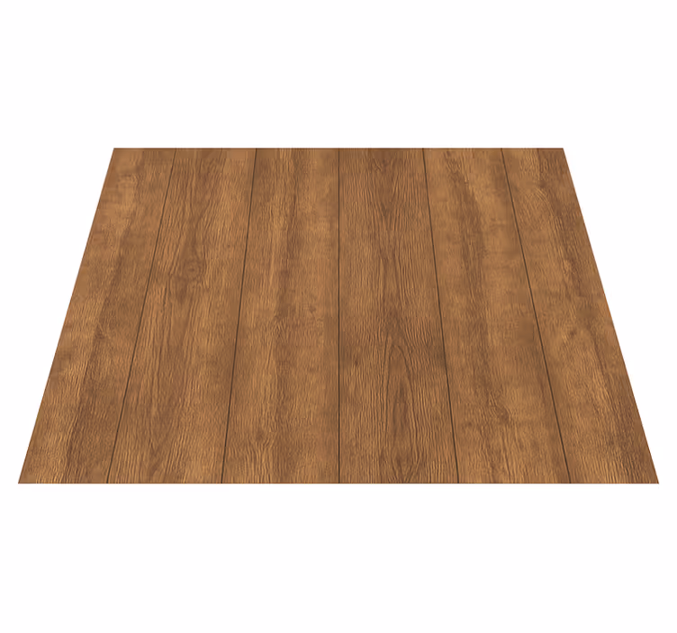 Vinyl teppe brun rustic valnøtt treplank - Tenstickers