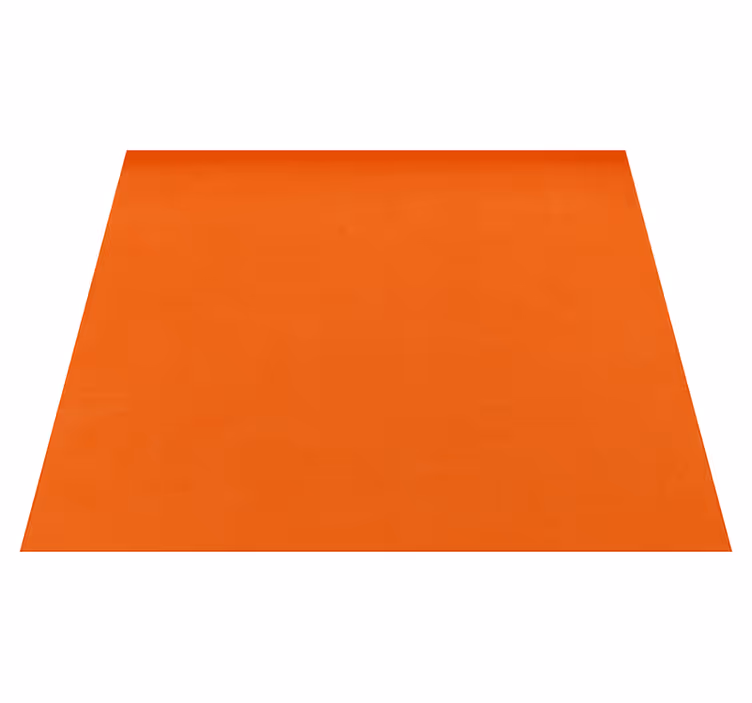 Enkel varm tone vinyl teppe oransje - Tenstickers