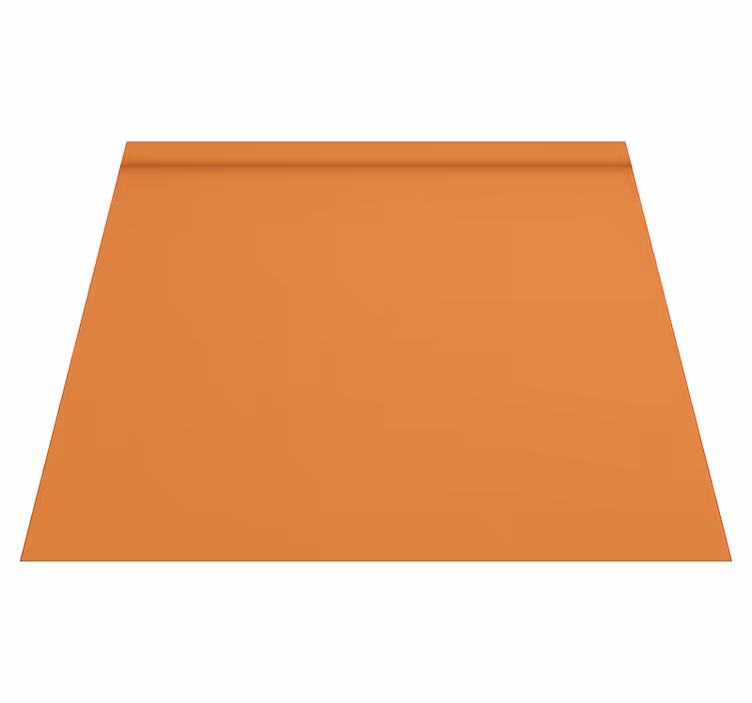 Enkel varm farge vinyl teppe oransje - Tenstickers