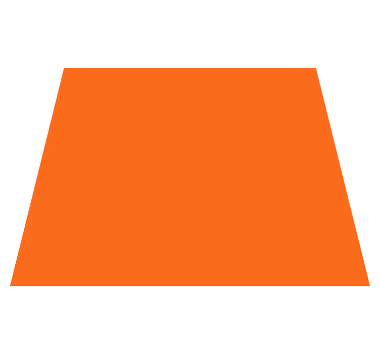 Vinyl teppe oransje sitrus - Tenstickers