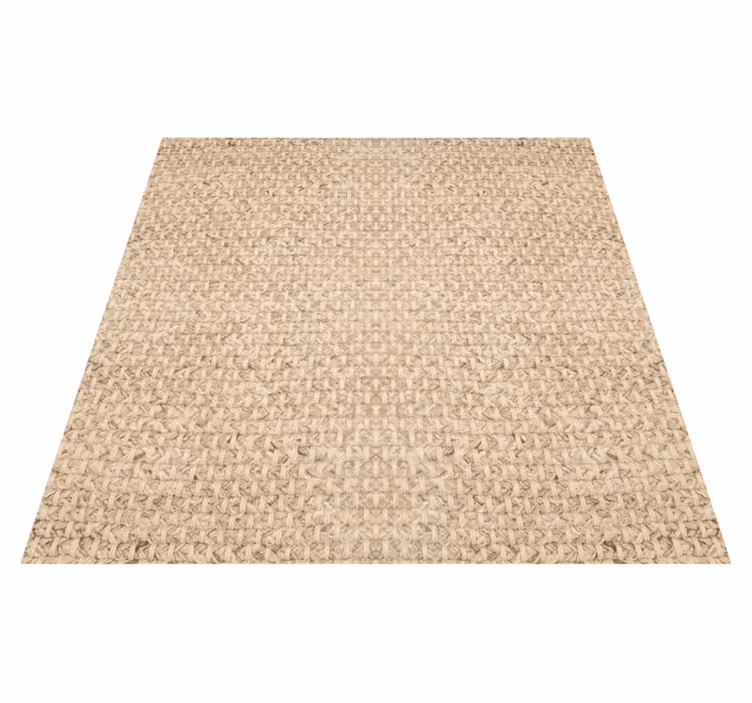 Utendørs vinylteppe beige stoff - Tenstickers
