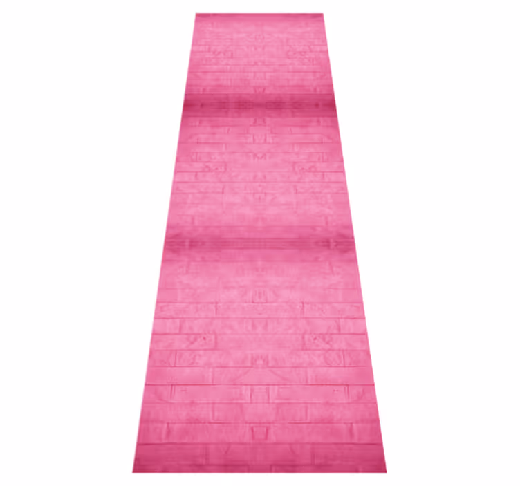 Vinyl teppe rosa intens rosa mur - Tenstickers