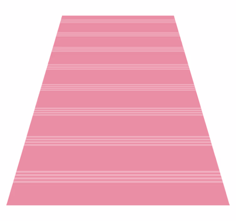 Vinyl teppe rosa mørk rosa lyse striper - Tenstickers
