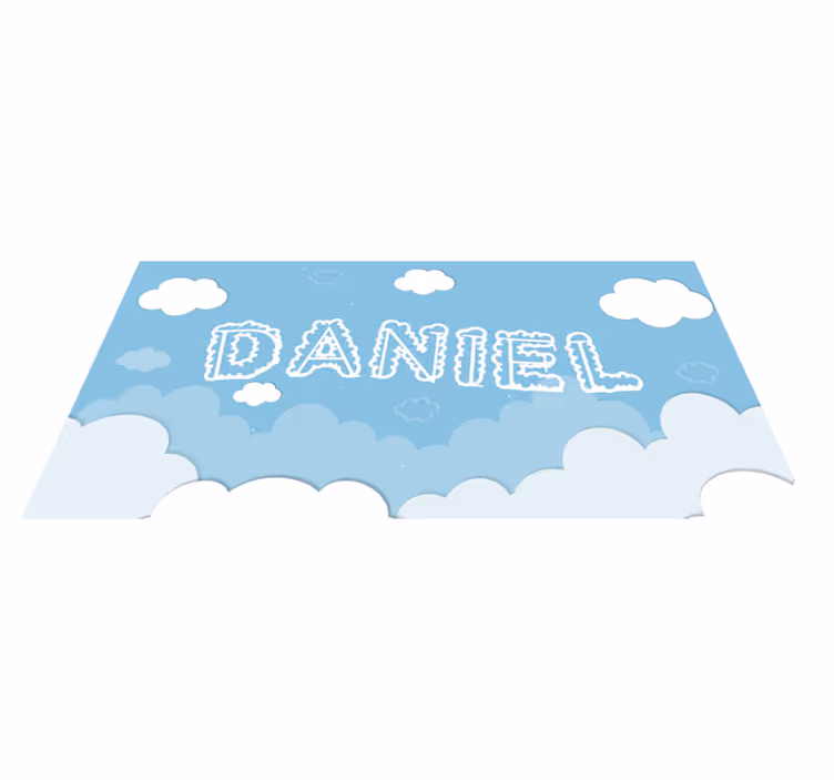 Nydelig tilpassbar himmel babyer vinyl teppe - Tenstickers