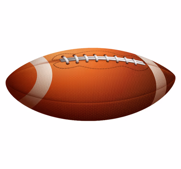 Amerikansk fotball ball vinylteppe - Tenstickers