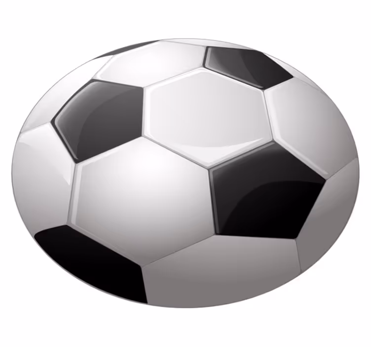 Fantastisk fotballball teen vinylteppe - Tenstickers