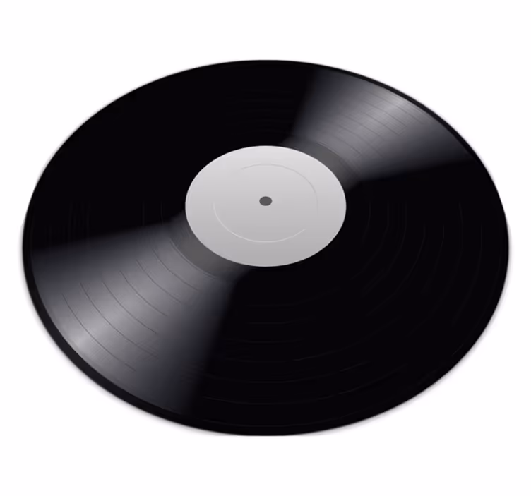 Vinylplate vintage vinylteppe - Tenstickers