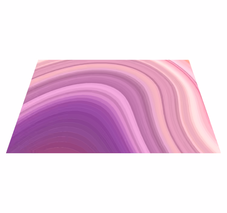 Moderne abstrakt lilla pvc teppe - Tenstickers