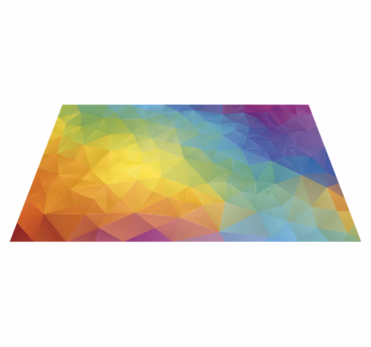 Fantastisk farget mosaikkmosaikk vinylteppe - Tenstickers