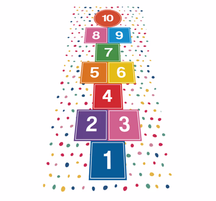 Fantastiske pastellfarger, humle, vinylteppe - Tenstickers
