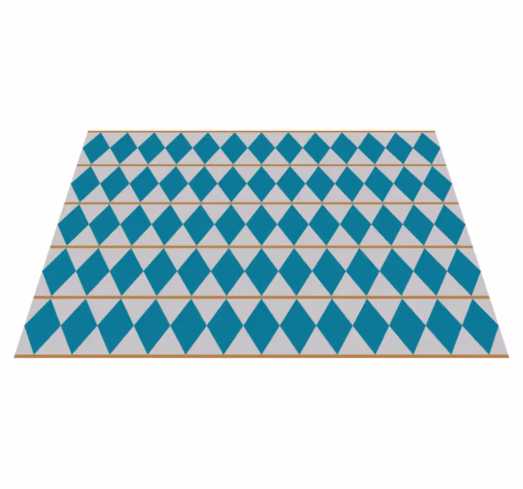 Sverige design geometrisk vinylteppe - Tenstickers
