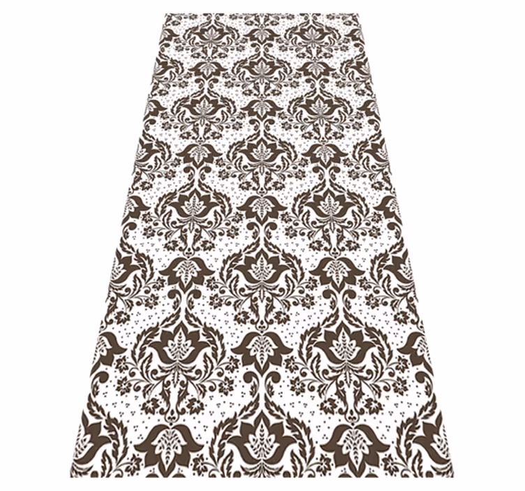 Dekorative blomster vintage vinyl tepper - Tenstickers