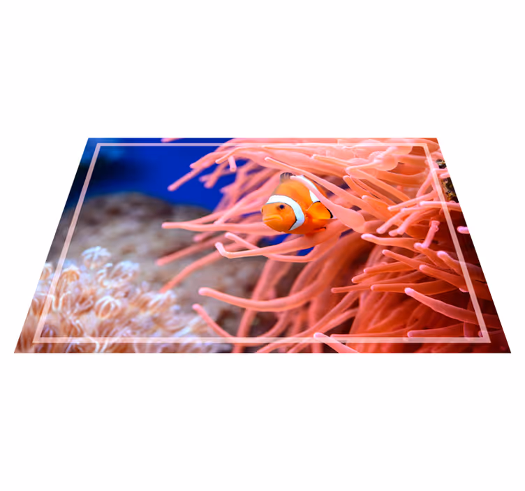 Klovnefisk animalsk vinylteppe - Tenstickers