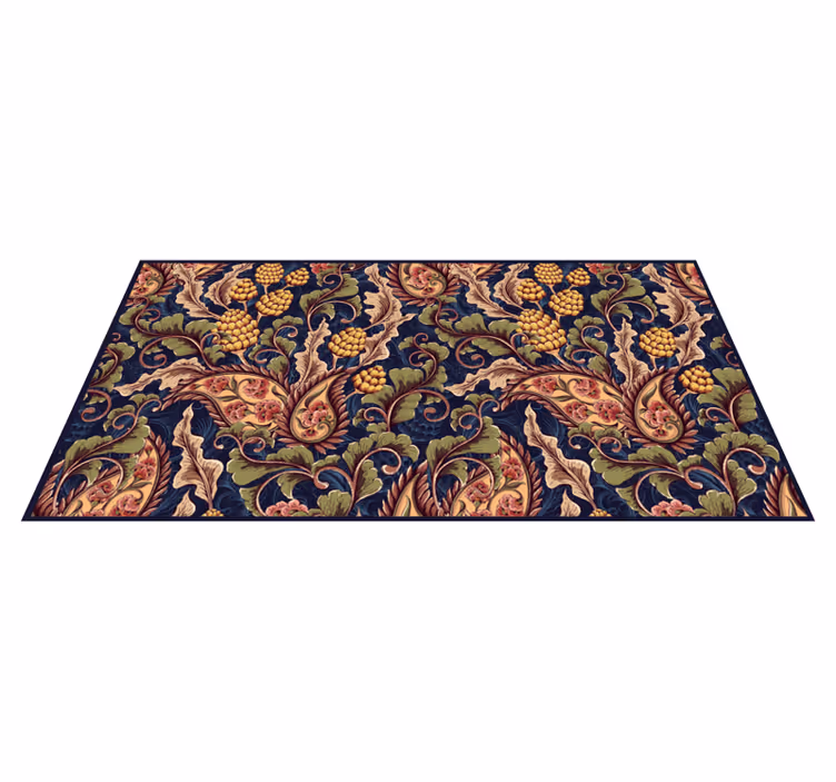 Realistisk paisley illustrasjon stue teppe - Tenstickers