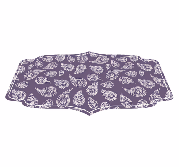 Paisley mandala motiv vinyl teppe mandala - Tenstickers