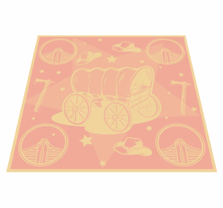 Babybarnehagemotiver vinyl teppe baby - Tenstickers