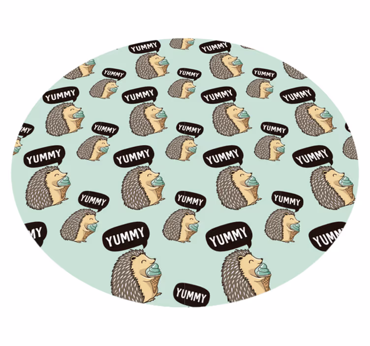 Pinnsvin glede vinyl teppe spedbarn - Tenstickers