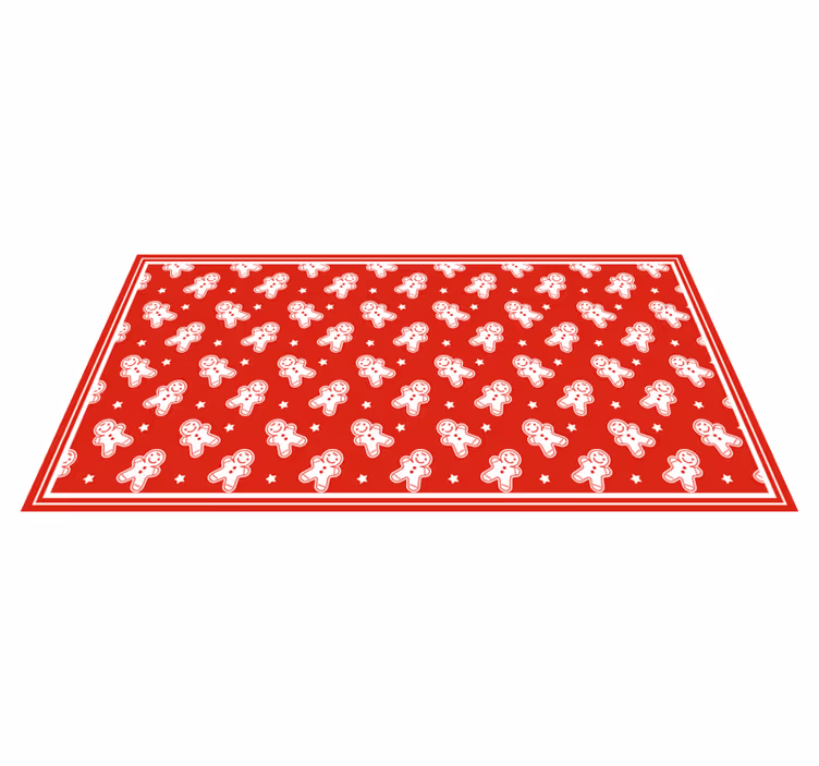 Julekaker vinyl stue teppe - Tenstickers