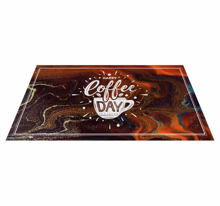 God kaffedag vinyl teppe sagn og tekster - Tenstickers