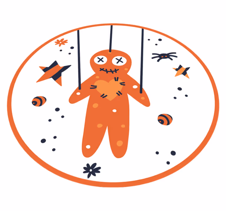 Halloween pepperkaker Halloween vinyl teppe - Tenstickers