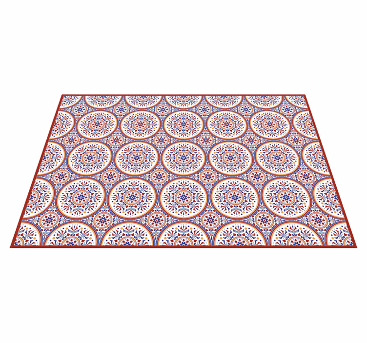 Majolica fliser vinyl hall teppe - Tenstickers
