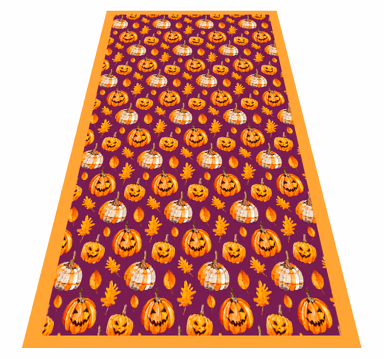 Gresskar halloween vinylteppe - Tenstickers