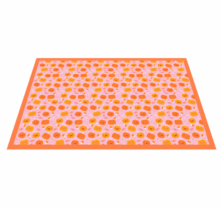 Gresskar motiv spredt Halloween vinyl teppe - Tenstickers