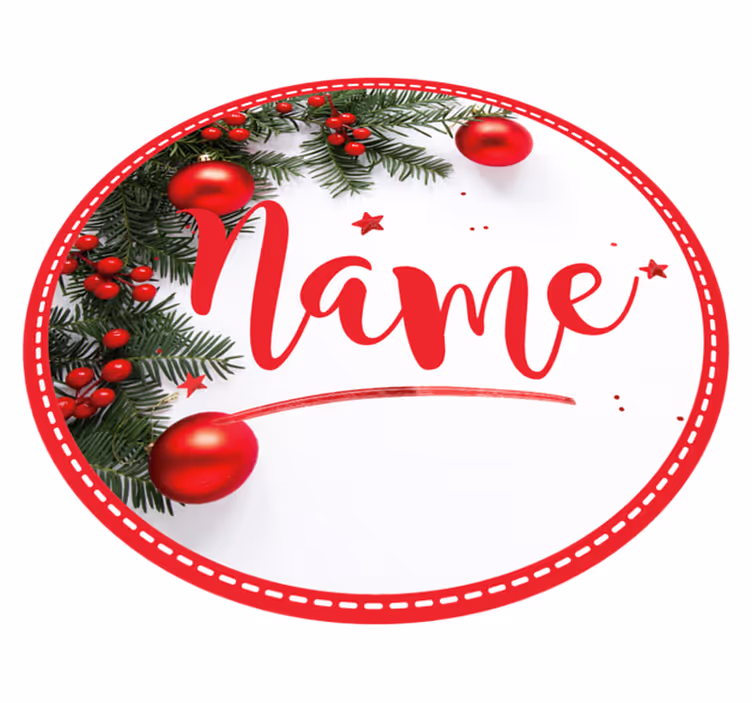God jul personlig navn - Tenstickers