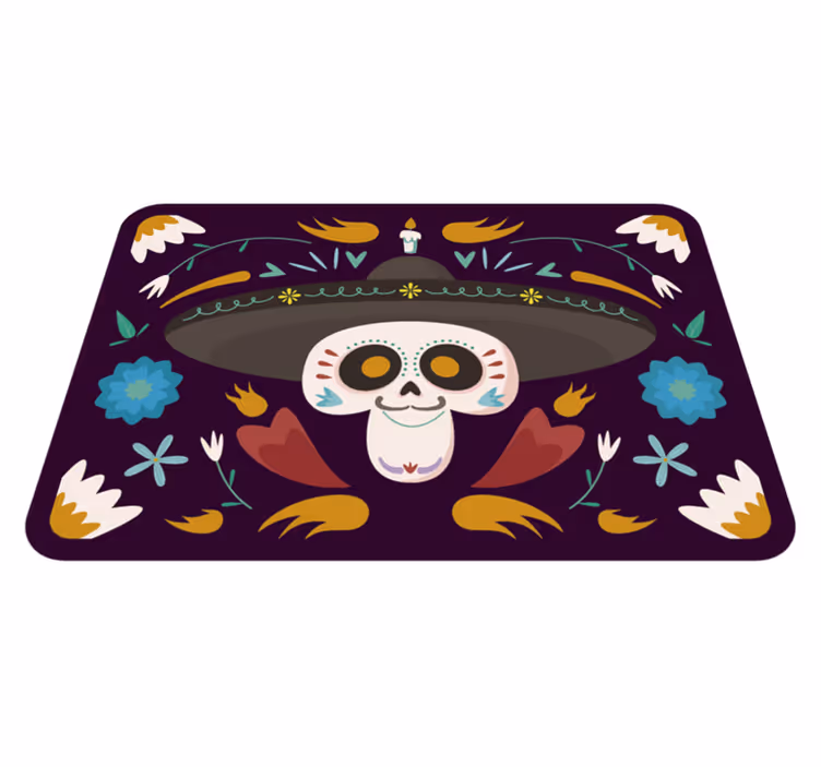 Halloween-tepper i meksikansk stil - Tenstickers