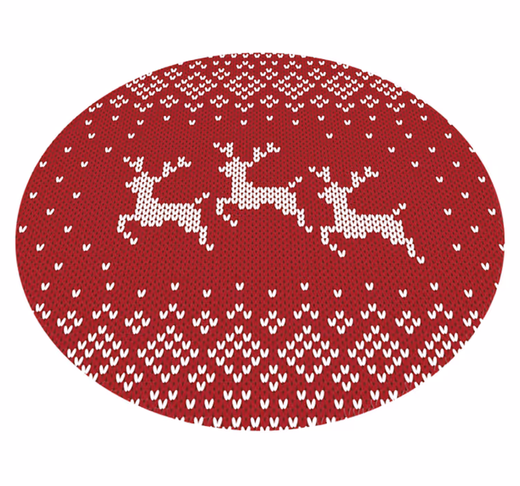 Jul jumper mønster juletre matte - Tenstickers