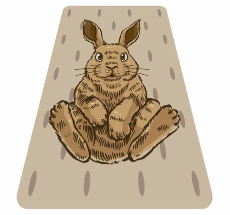 vinyl teppe kanin for barn dyre vinyl teppe - Tenstickers