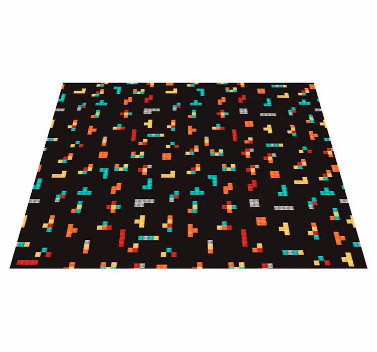 Tetris tema vinyl teppe spill - Tenstickers