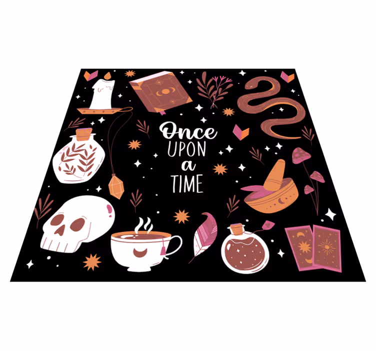 En gang tilpasset vinyl teppe - Tenstickers