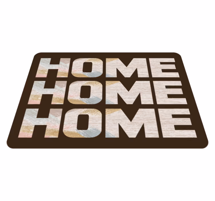 Hjemmet tre effekt vinyl teppe - Tenstickers