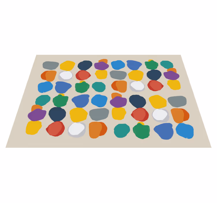 Vanlig maling spruter minimalt teppe - Tenstickers