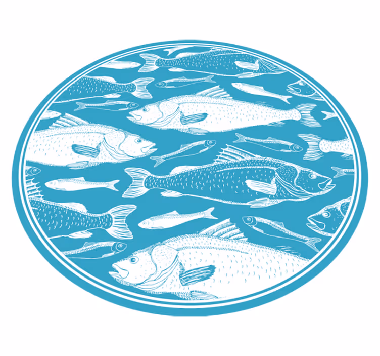 Sjøgress mønster tregulv - Tenstickers