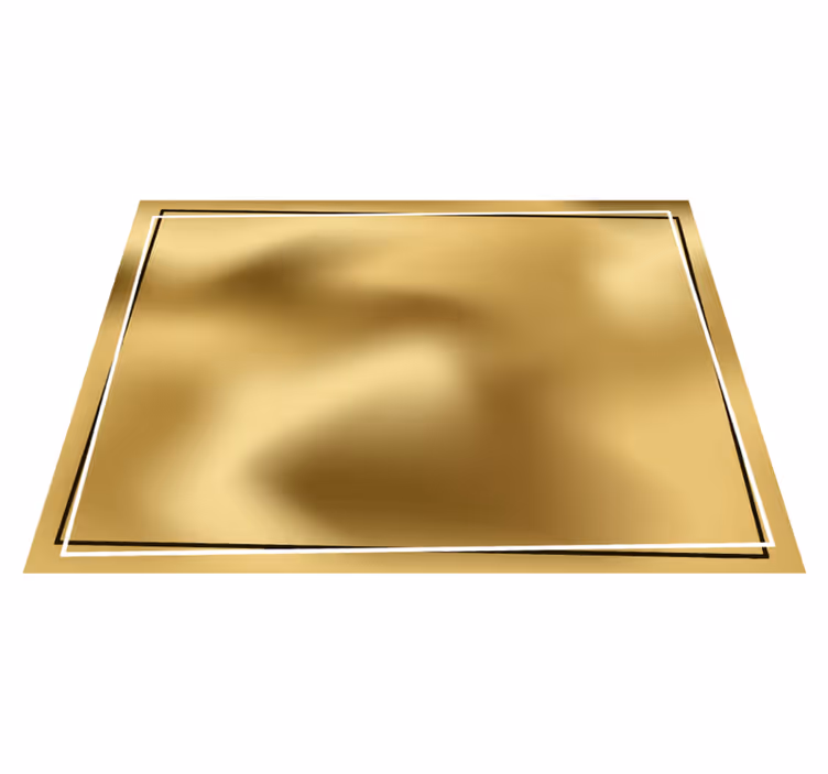 Metallisk glans vinyl teppe minimalistisk - Tenstickers