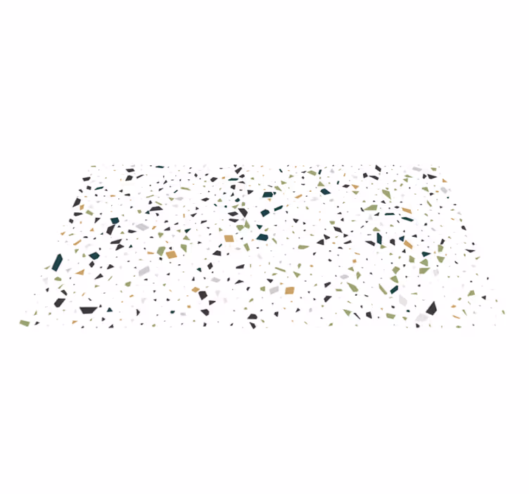 Geometrisk form spot vinylteppe - Tenstickers
