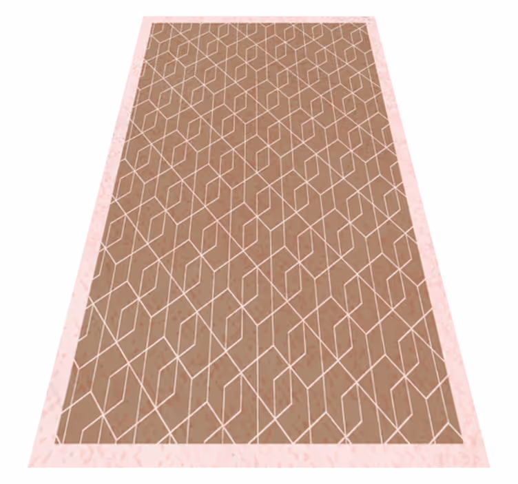 Geometrisk enkelhet vinyl teppe geometrisk - Tenstickers